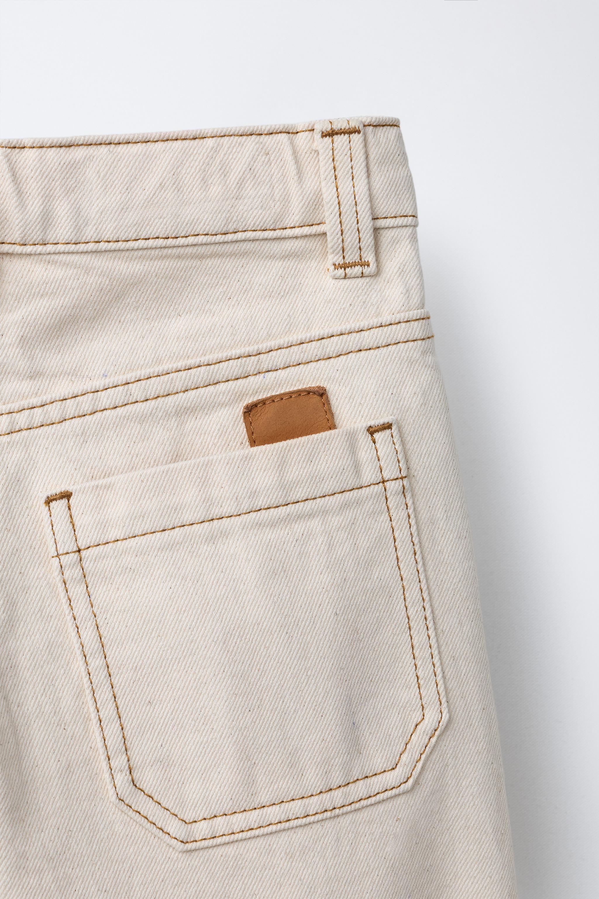PANTALON CARPENTER ECRU SURPIQÛRES
